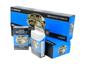 Rolled Gold Light Cigarettes