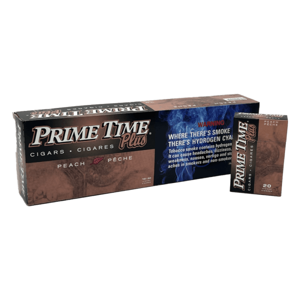 1 Carton of Primetime Peach Cigars